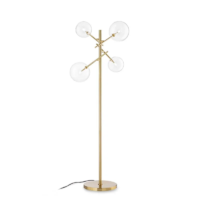 Ideal Lux Equinoxe PT4 Stehleuchte Messing