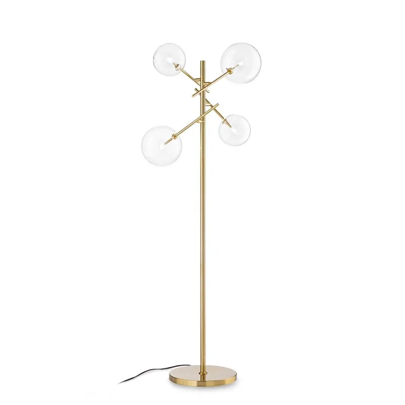 Ideal Lux Equinoxe PT4 Stehleuchte Messing