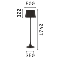 Ideal Lux London Stehleuchte – Bild 6