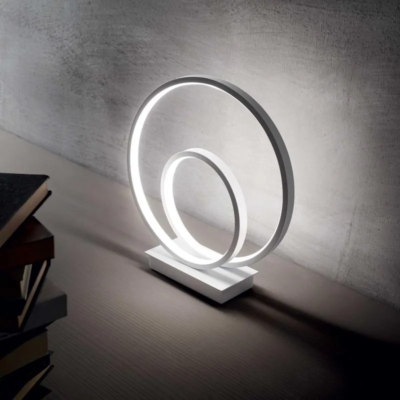 Ideal Lux Oz Tl Tischleuchte Weiß Wohnraumambiente