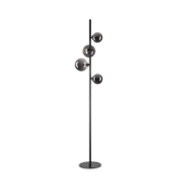 Ideal Lux Perlage PT 4 Stehleuchte Rauchglas