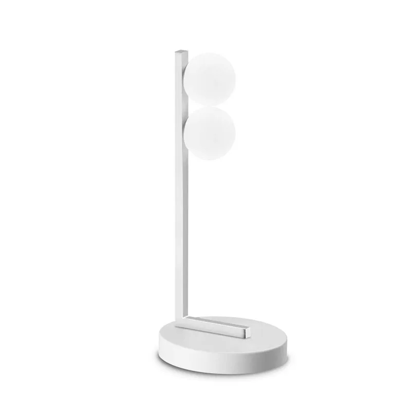 Ideal Lux Ping Pong TL2 LED-Tischleuchte weiss