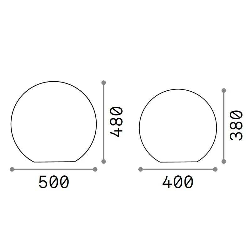 Ideal Lux Sole Kugelleuchte Außen – Bild 5