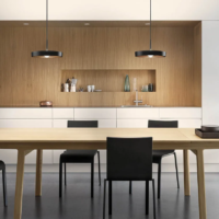 Ribag Kivo 270 LED-Pendelleuchte über dem Esstisch
