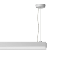 Ribag Metron mit Mikroprisma LED-Pendelleuchte farblos