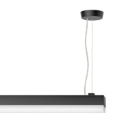 Ribag Metron mit Opaldiffusor LED-Pendelleuchte schwarz