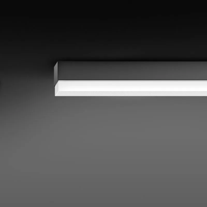 Ribag Metron Lichtwirkung der Office Pendelleuchte mit Mikroprismen-Optik