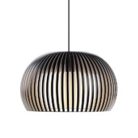 Secto Design Atto 5000 Pendelleuchte Schwarz laminiert