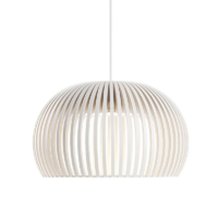 Secto Design Atto 5000 Pendelleuchte Weiß laminiert