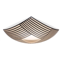 Secto Design Kuulto 9100 LED Deckenleuchte schwarz laminiert