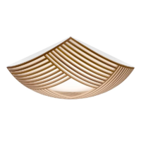 Secto Design Kuulto 9100 LED Deckenleuchte Walnussfurnier