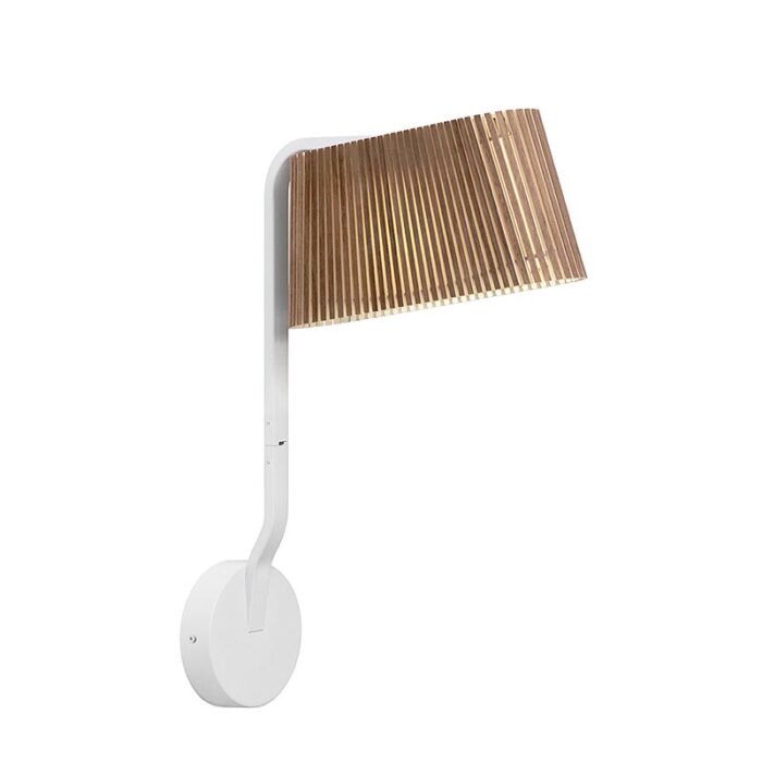 Secto Design Owalo 7030 LED Wandleuchte Walnussfurnier