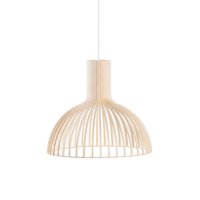 Secto Design Victo Small 4251 Pendelleuchte über dem Esstisch Birke natur