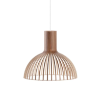 Secto Design Victo Small 4251 Pendelleuchte über dem Esstisch Walnussfurnier