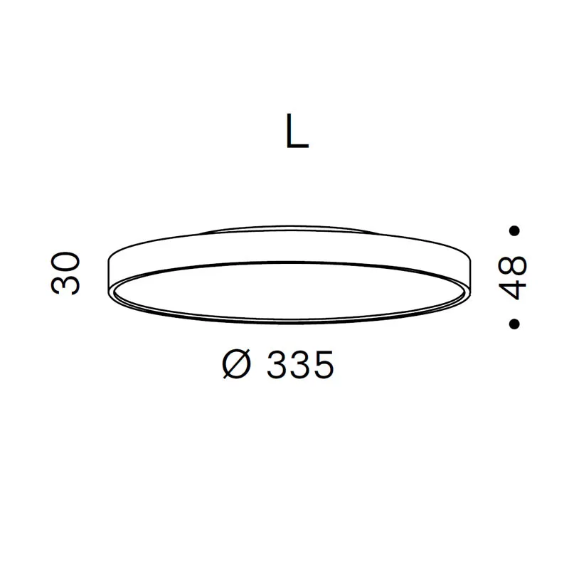 Serien Lighting SLICE² PI Ceiling L Deckenleuchte LED Ø 335 – Bild 9