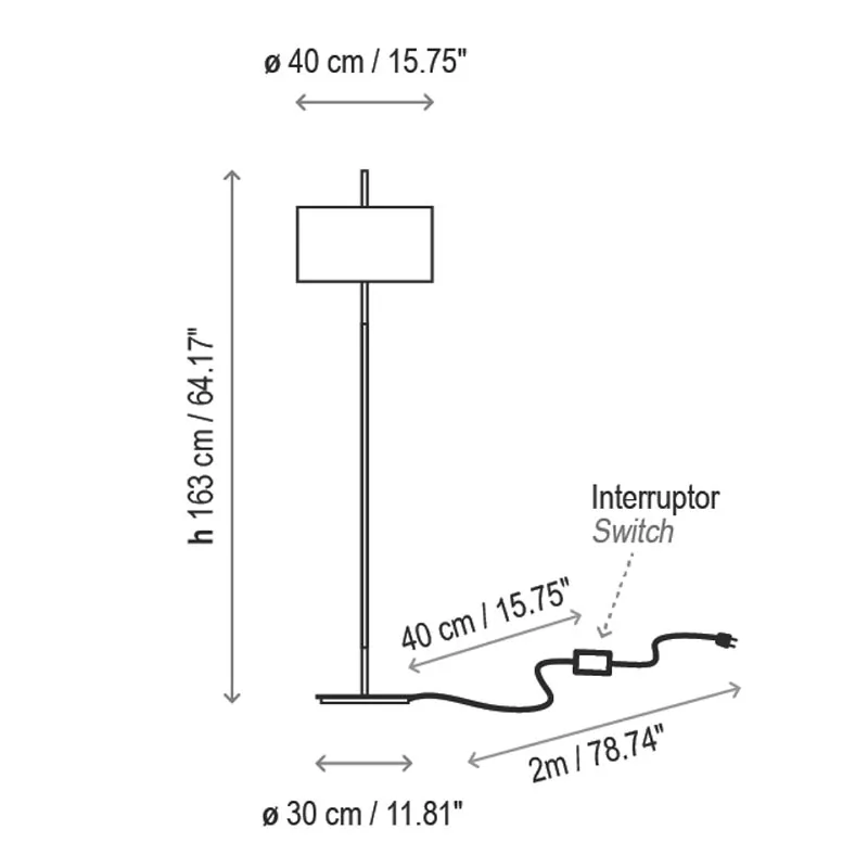 Bover Danona P Stehleuchte – Bild 3
