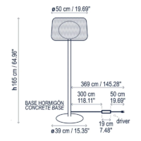 Bover Fora P Outdoor Stehleuchte – Bild 9