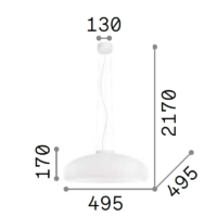 Ideal Lux Aria Pendelleuchte – Bild 3