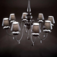 Ideal Lux Blanche Kronleuchter 8-flammig