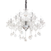 Ideal Lux Colossal Kronleuchter 15-flammig transparent