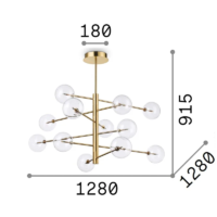 Ideal Lux Equinoxe SP12 Pendelleuchte – Bild 5