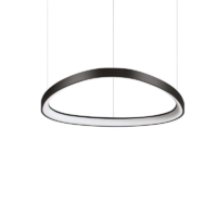 Ideal Lux Gemini LED-Pendelleuchte Ø 61 cm Schwarz