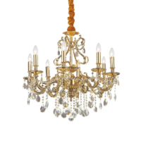 Ideal Lux Gioconda Kronleuchter 8-flammig Gold