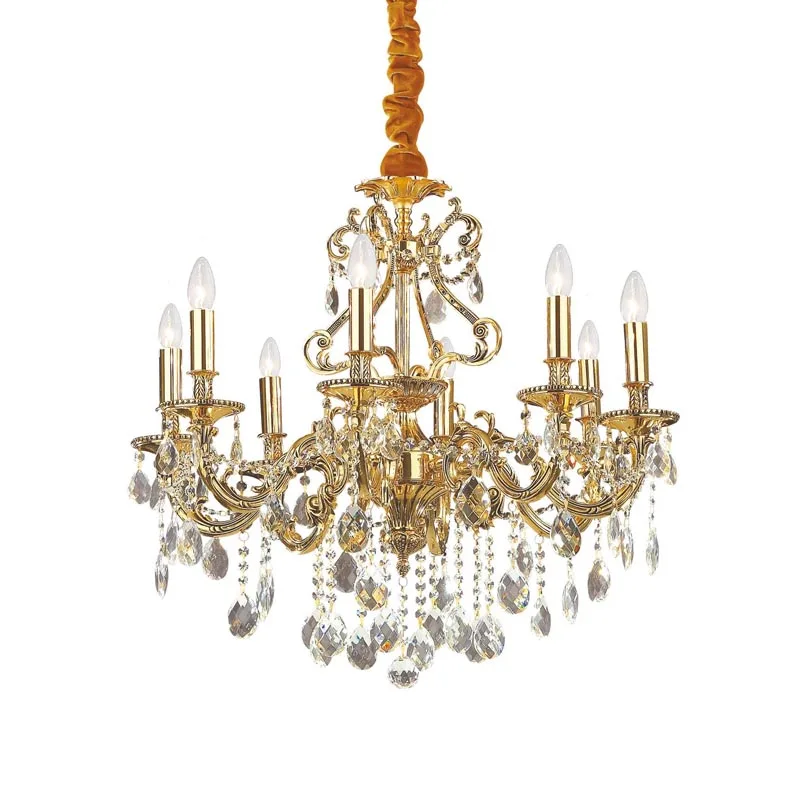 Ideal Lux Gioconda Kronleuchter 8-flammig Gold