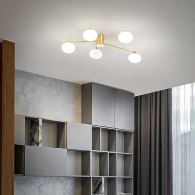 Ideal Lux Hermes Deckenleuchte 9-flammig Ø 90 cm