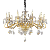 Ideal Lux Negresco Kronleuchter 10-flammig Gold