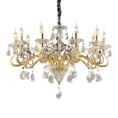 Ideal Lux Negresco Kronleuchter 10-flammig Gold