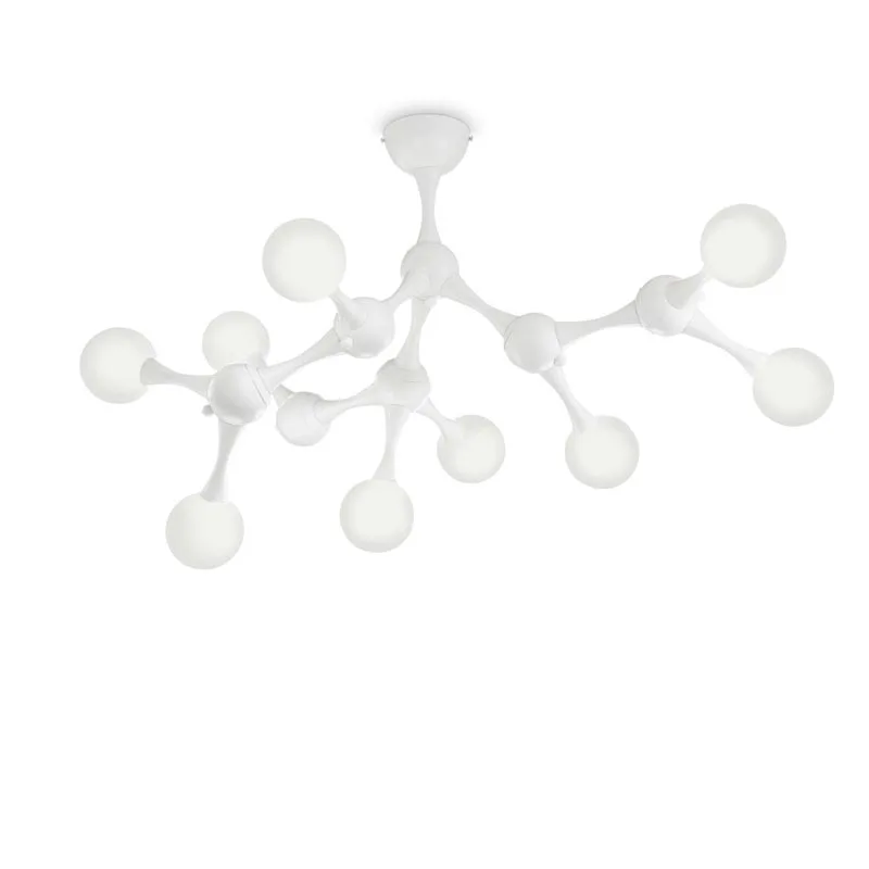 Ideal Lux Nodino Deckenleuchte 9-flammig weiss