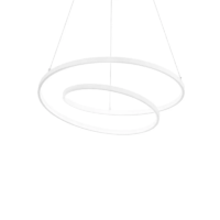 Ideal Lux Oz LED-Pendelleuchte Ø 60 cm weiss