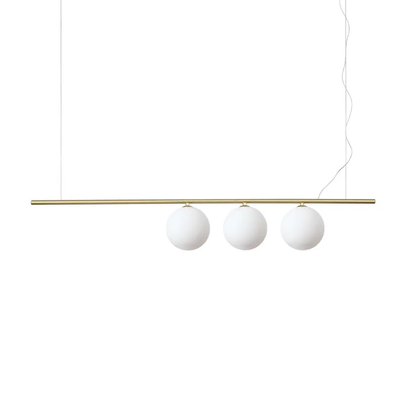 Ideal Lux Perline SP3 Pendelleuchte Messing