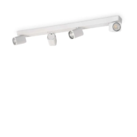 Ideal Lux Rudy Deckenstrahler 4-flammig weiss