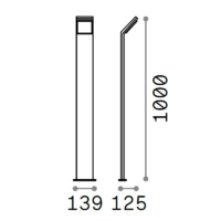 Ideal Lux Style Außen-Stehleuchte – Bild 8