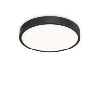Ideal Lux Ray LED-Deckenleuchte schwarz 40 cm