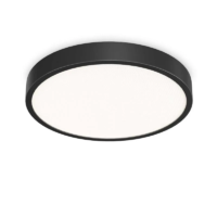 Ideal Lux Ray LED-Deckenleuchte schwarz 60 cm
