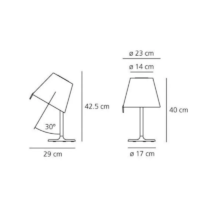 Artemide Melampo Notte Tischleuchte – Bild 7