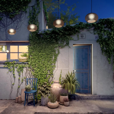 Bover Garota Catenary S/27/4L LED-Pendelleuchte Outdoor