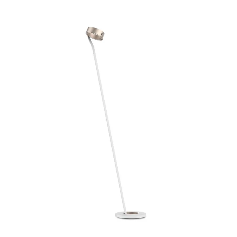 CHRISTOPH c.Ray floor L LED-Stehleuchte Brushed Nickel Satin White