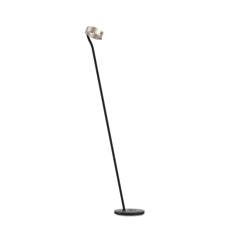 CHRISTOPH c.Ray floor L LED-Stehleuchte Brushed Nickel Stealt Black