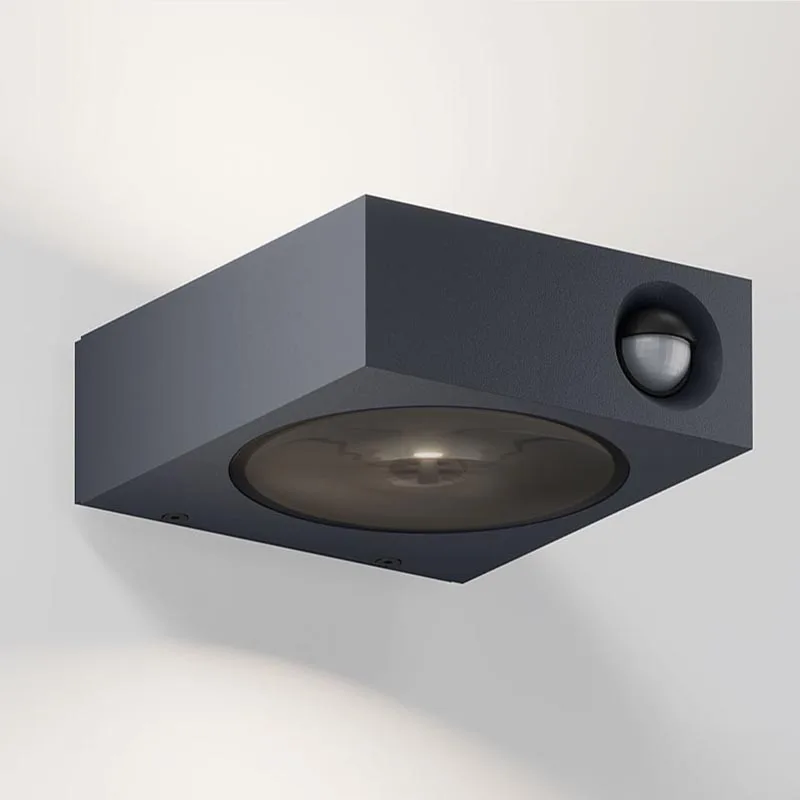 IP44.DE Luci Control LED-Außenwandleuchte Anthrazit