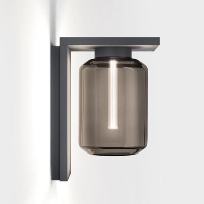 IP44.DE Dia F LED-Außenwandleuchte Anthrazit