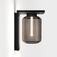 IP44.DE Dia F LED-Außenwandleuchte Deep Black