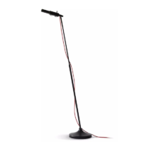 less’n’more Stereo SL Stehleuchte LED schwarz seidenmatt