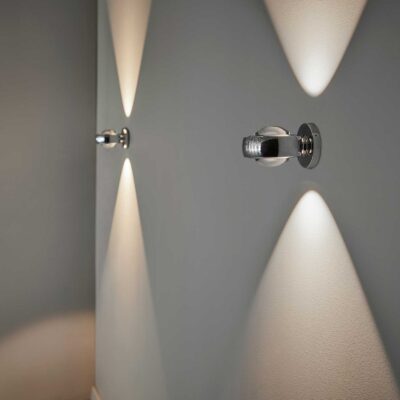 LOOM Design Optic Chrome LED-Wandleuchte