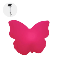 8 seasons design Shining Butterfly Solar pink