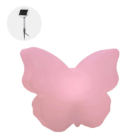 8 seasons design Shining Butterfly Solar rosa