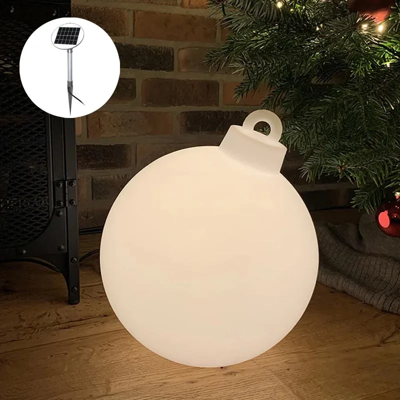 8 seasons design Shining Christmas Ball Solar – Bild 2